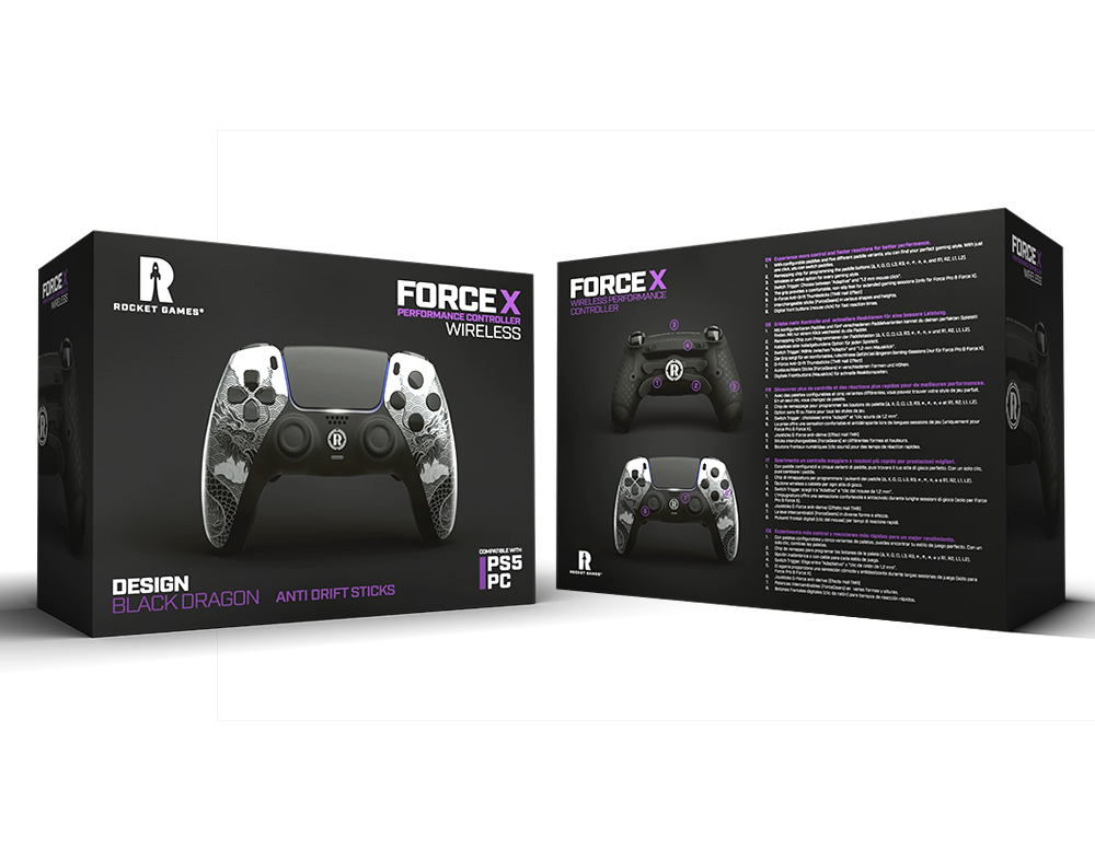 Dragon noir Fusée Force X