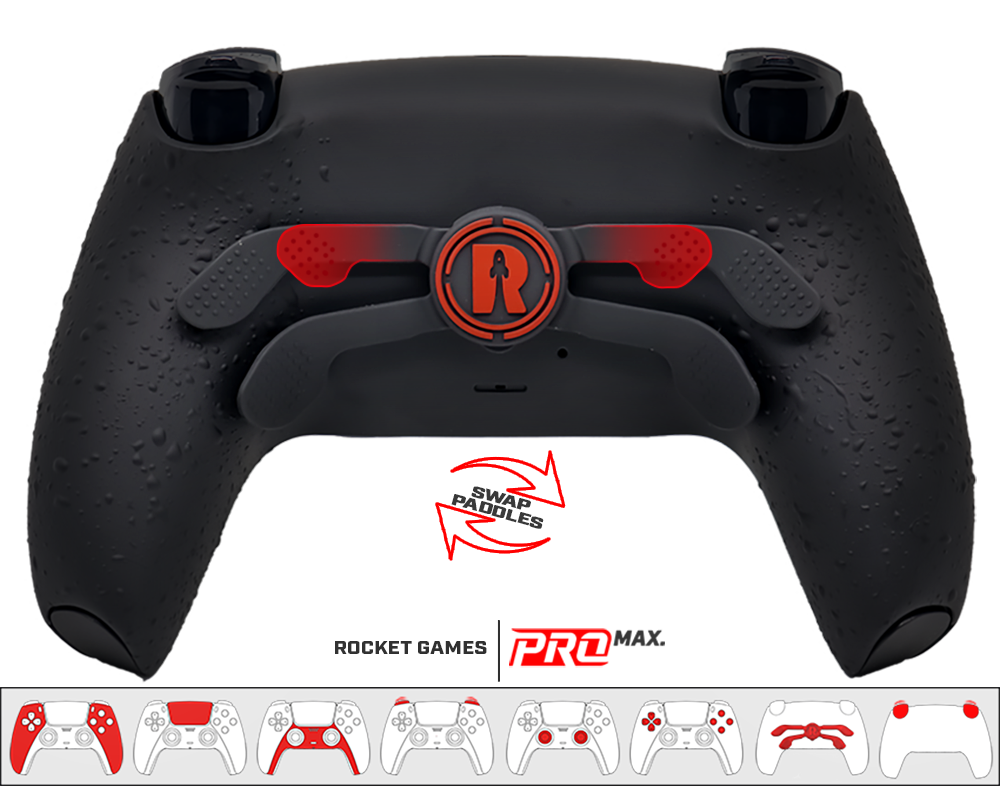 Graffix Red Pro Max PS5 Rocket Controller